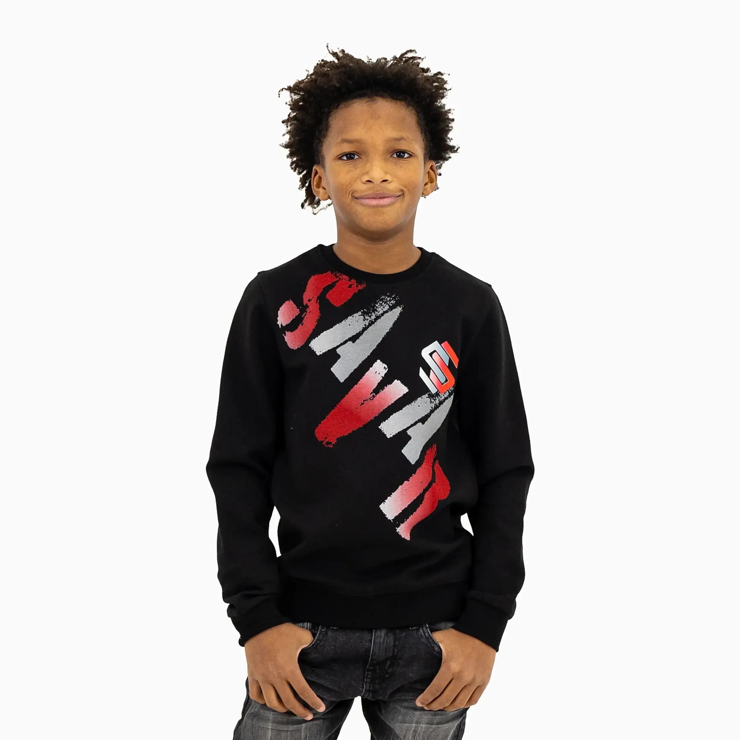 Kid's Graffiti Pulse Crew Neck Sweatshirt