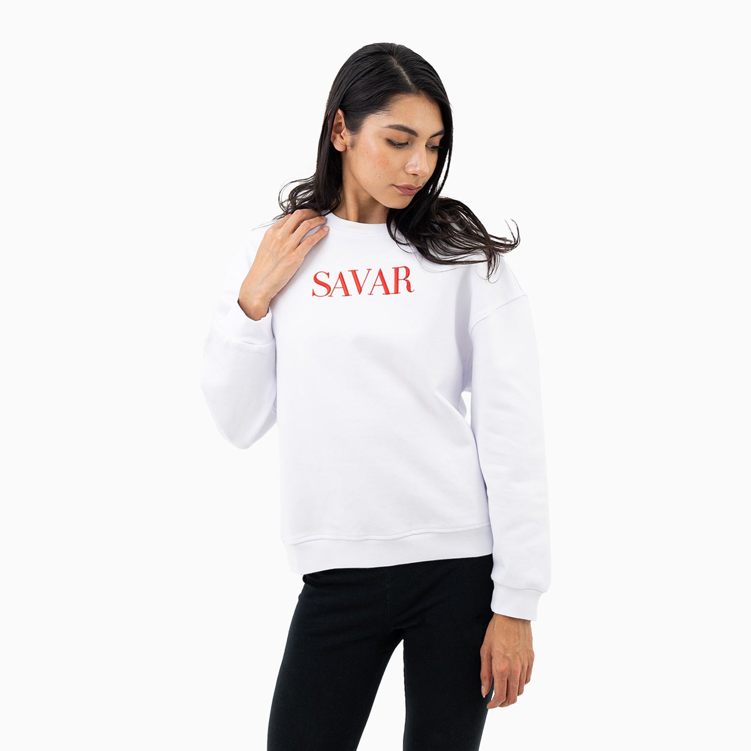 savar-womens-embroidery-crew-neck-sweatshirt-scw3028-100