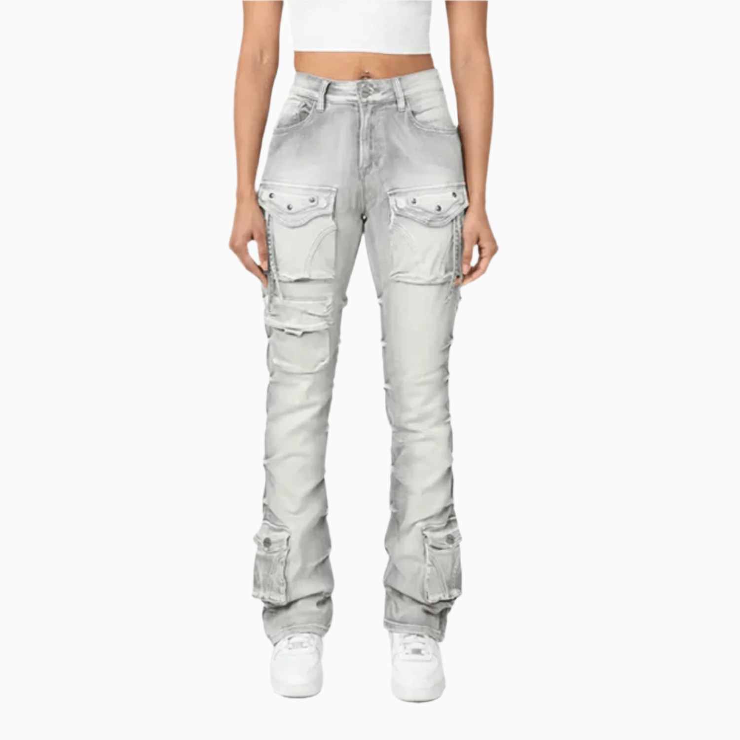 smoke-rise-womens-high-rise-lightening-wash-stack-jeans-pant-ap25113-rdg