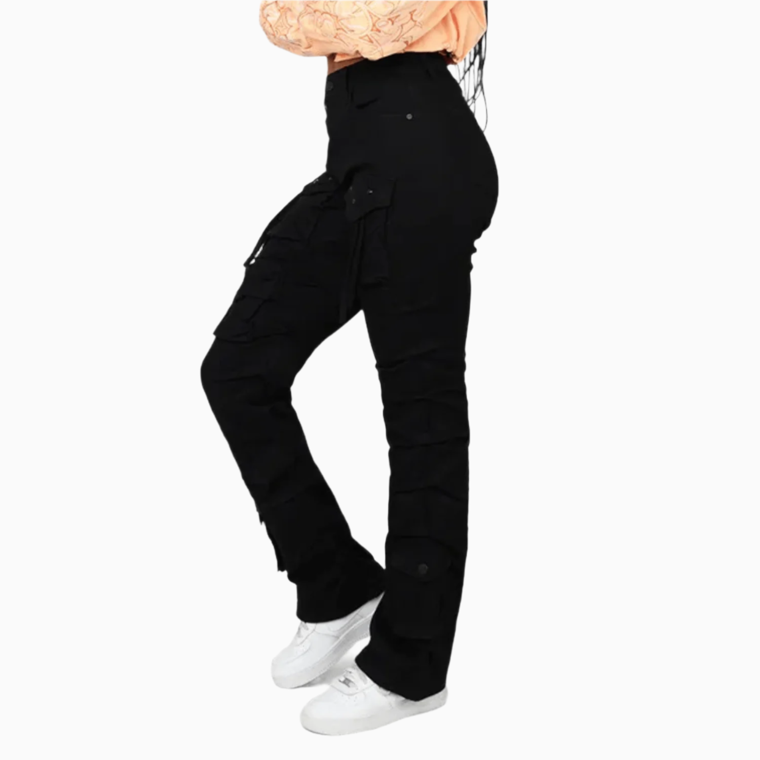 smoke-rise-womens-high-rise-side-pinched-stack-twill-pant-ap25114-dbk