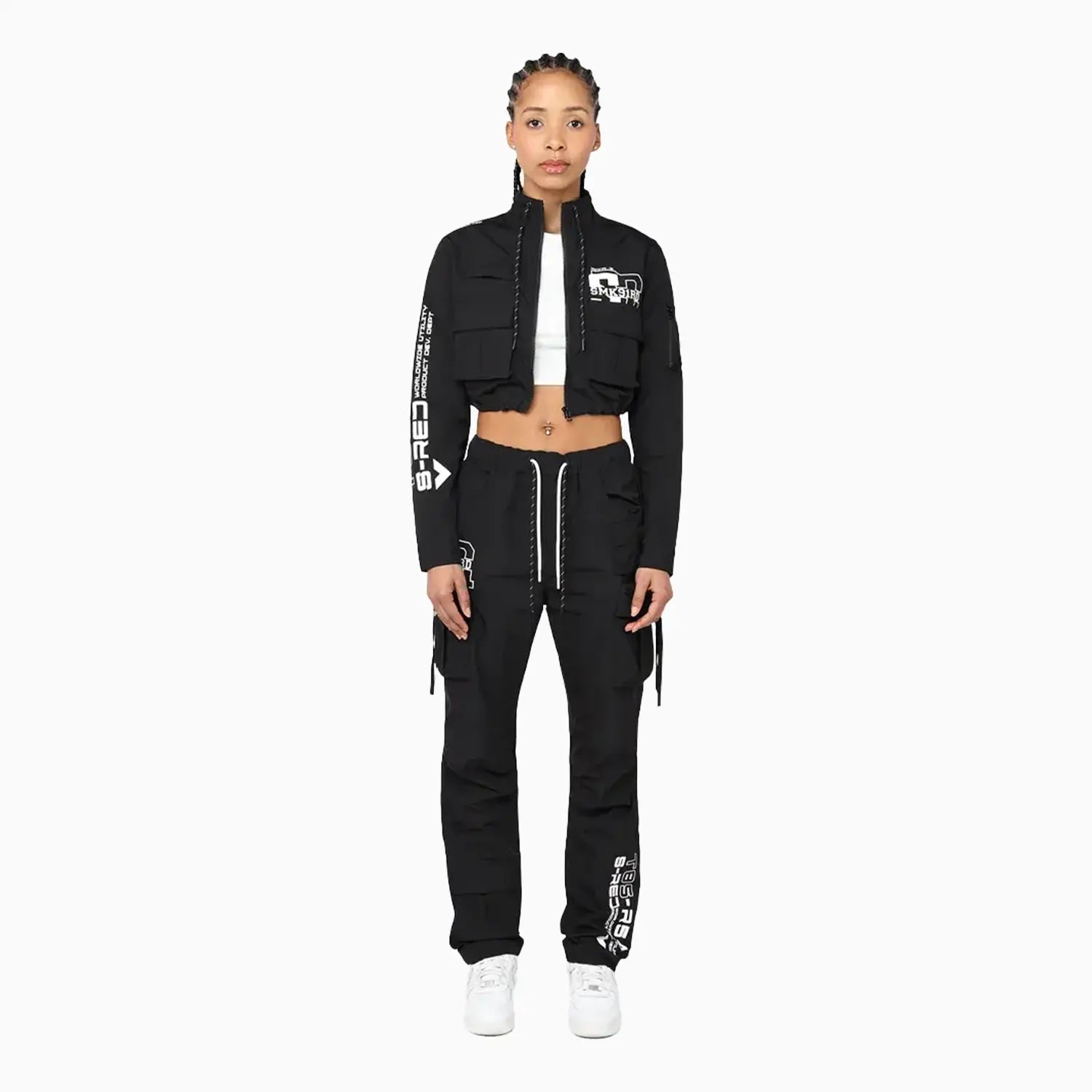 smoke-rise-womens-utility-nylon-outfit-ew25170-blk-ep25170-blk