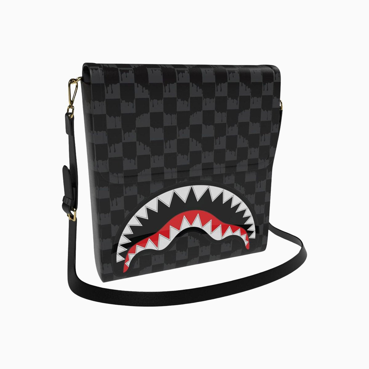 sprayground-drip-check-shark-messenger-sling-bag-b6572-blkgry