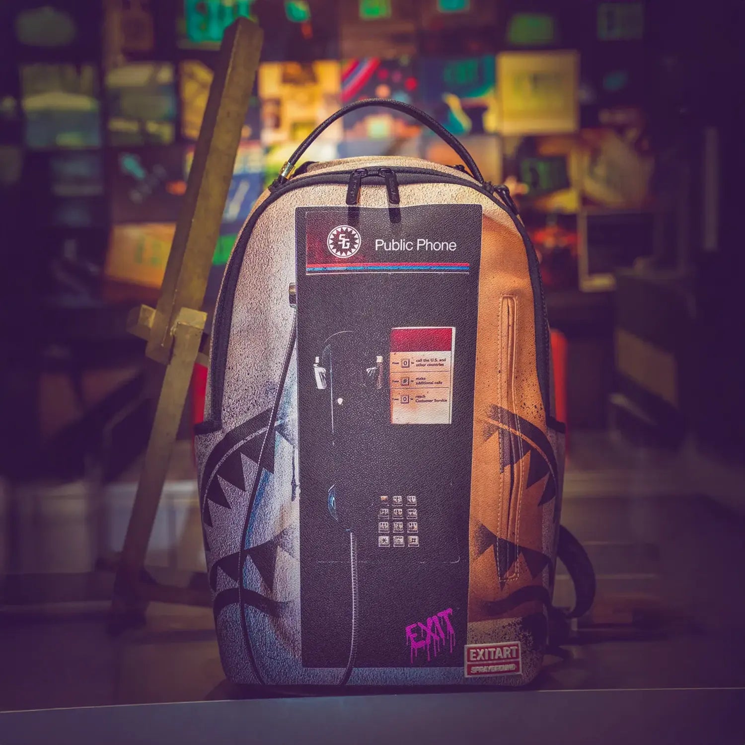 Exit Pay Phone Backpack