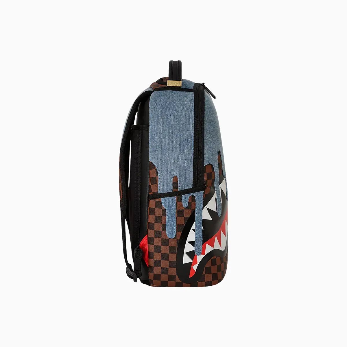 sprayground-fabric-house-shark-drip-backpack-b6262-dnmbrn