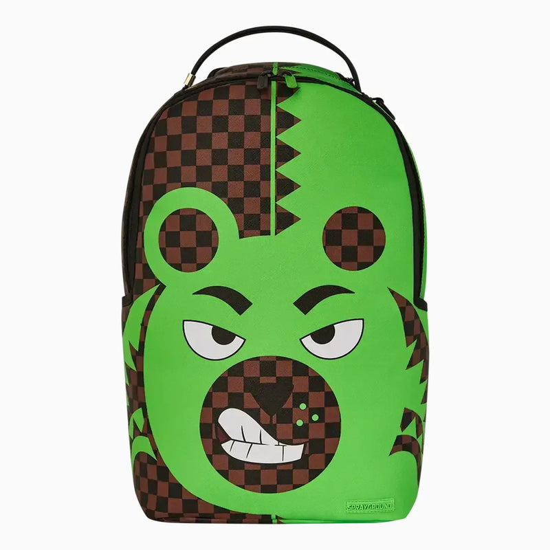 Sprayground Green Money Bear DLXSV Backpack