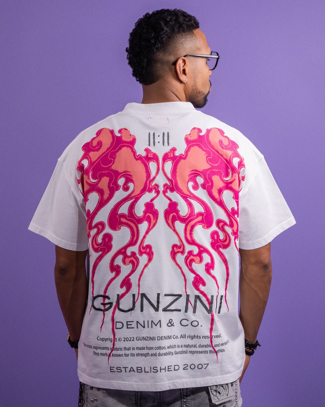 Men's Flame Garment Dyed T-Shirt Gunzinii - Tops and Bottoms USA