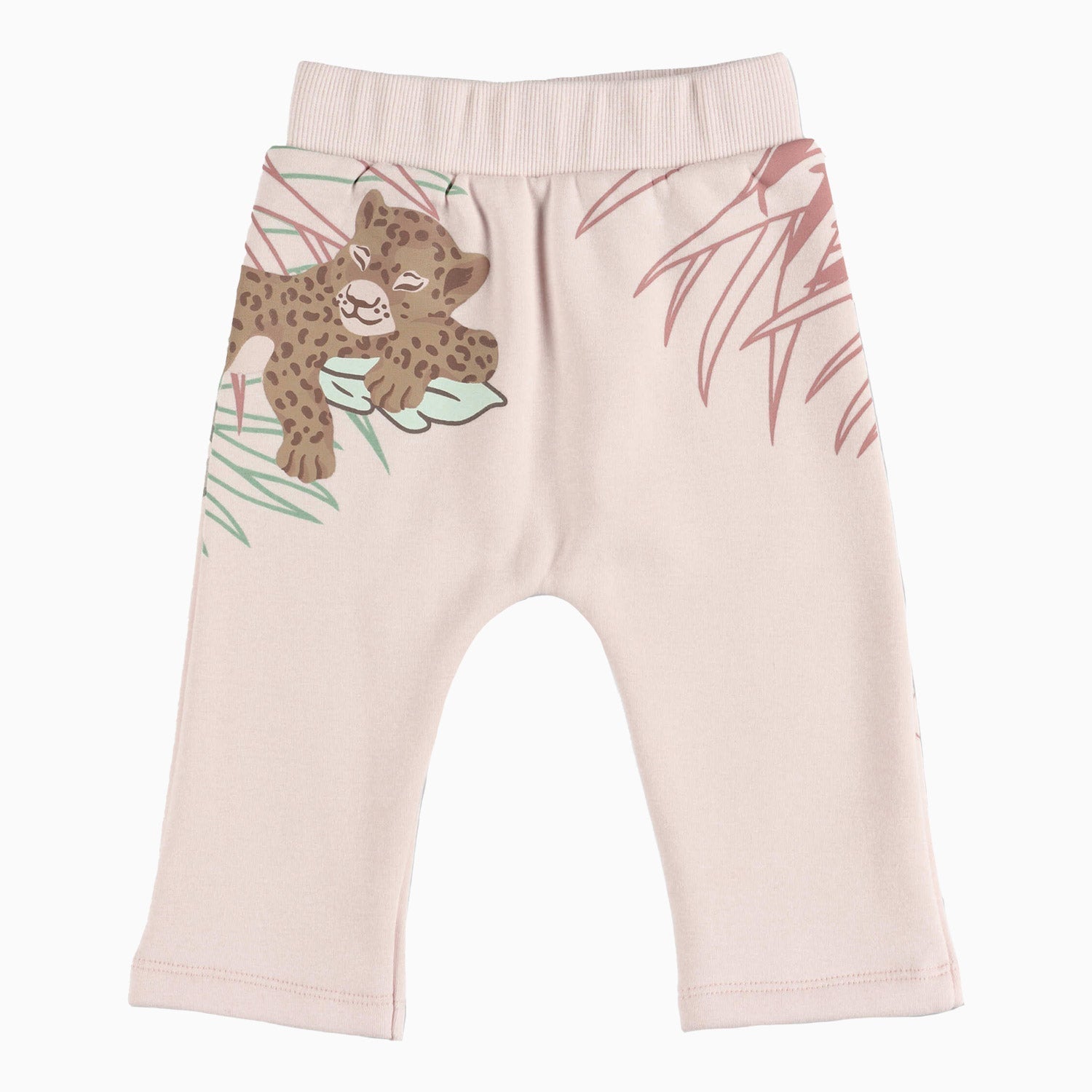 Kenzo Kid's Animal Print Outfit - Color: Pale Pink - Tops and Bottoms USA -