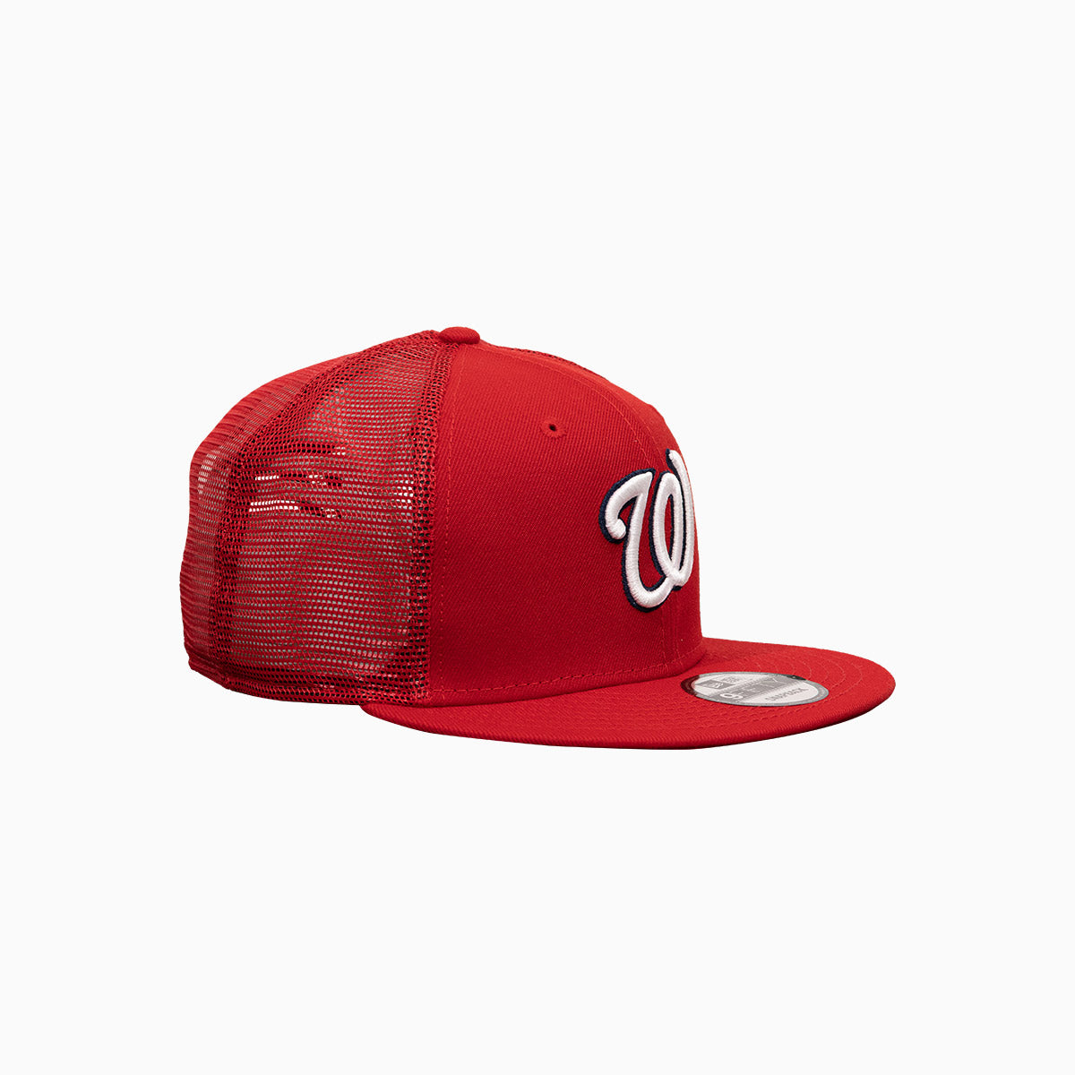 New Era Washington Nationals Basic 9FIFTY Snapback Cap - Red/White - One Size