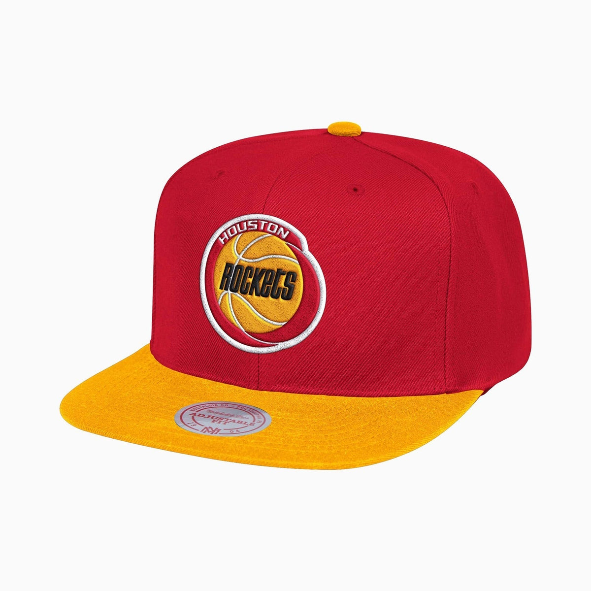 Mitchell & Ness Houston Rockets Wool 2 Tone Fitted Cap in Blue for