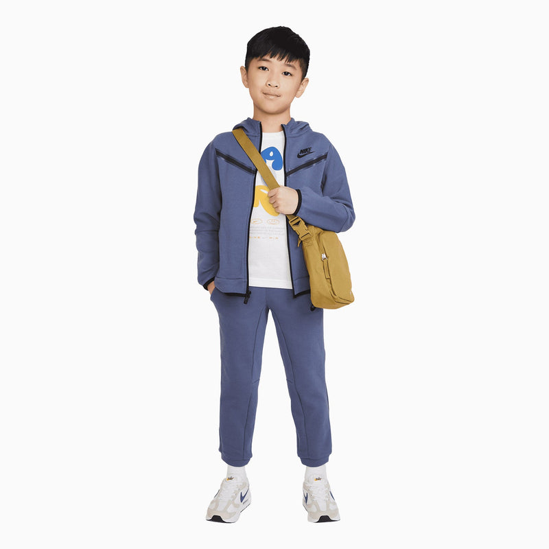 Kid's Sportswear Tech Fleece Outfit (Diffused Blue) - Lightweight, soft, and loaded with pockets