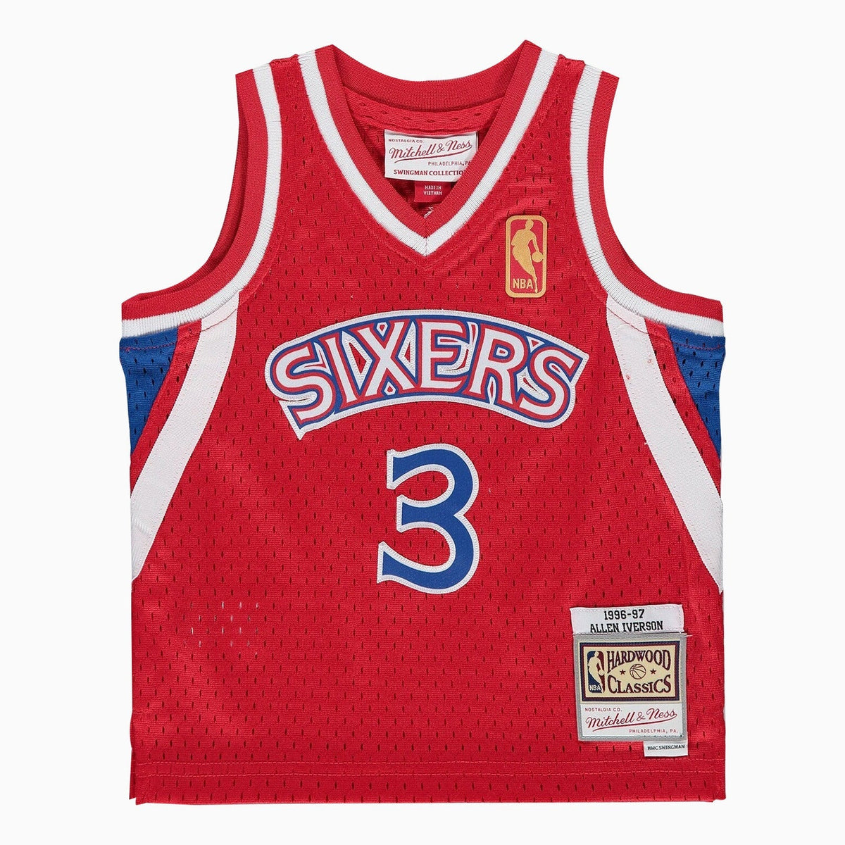 Mitchell & Ness Swingman Allen Iverson Philadelphia 76ers NBA 1996-97 Jersey White / S