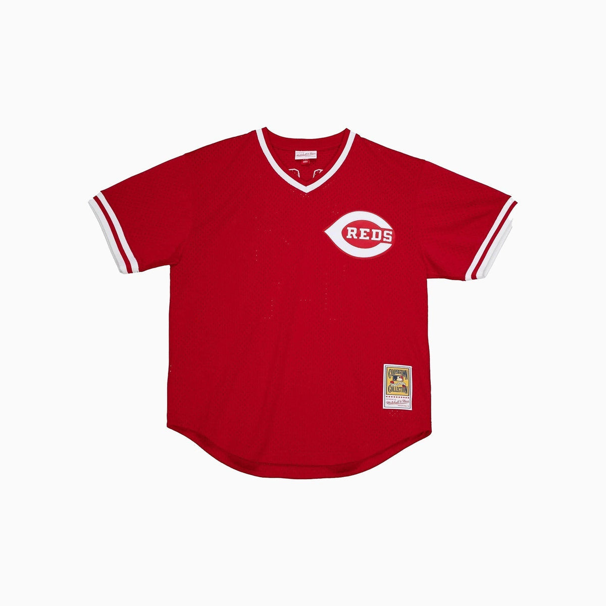 Pete Rose Cincinnati Reds Mitchell & Ness 1984 Cooperstown Collection Mesh Pullover  Jersey - Red