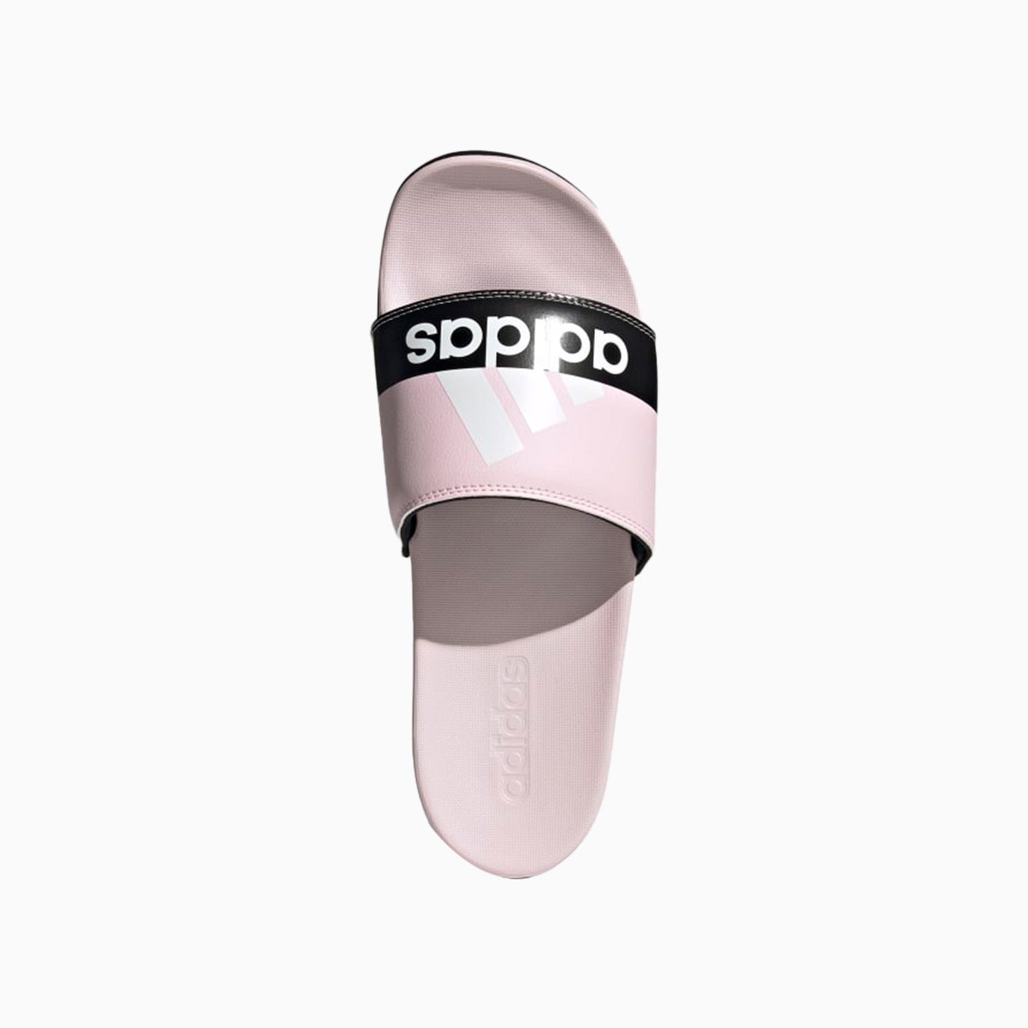 adidas Women's Adilette Comfort Slide Sandal 8 Grey One/Bliss Pink/Core  Black