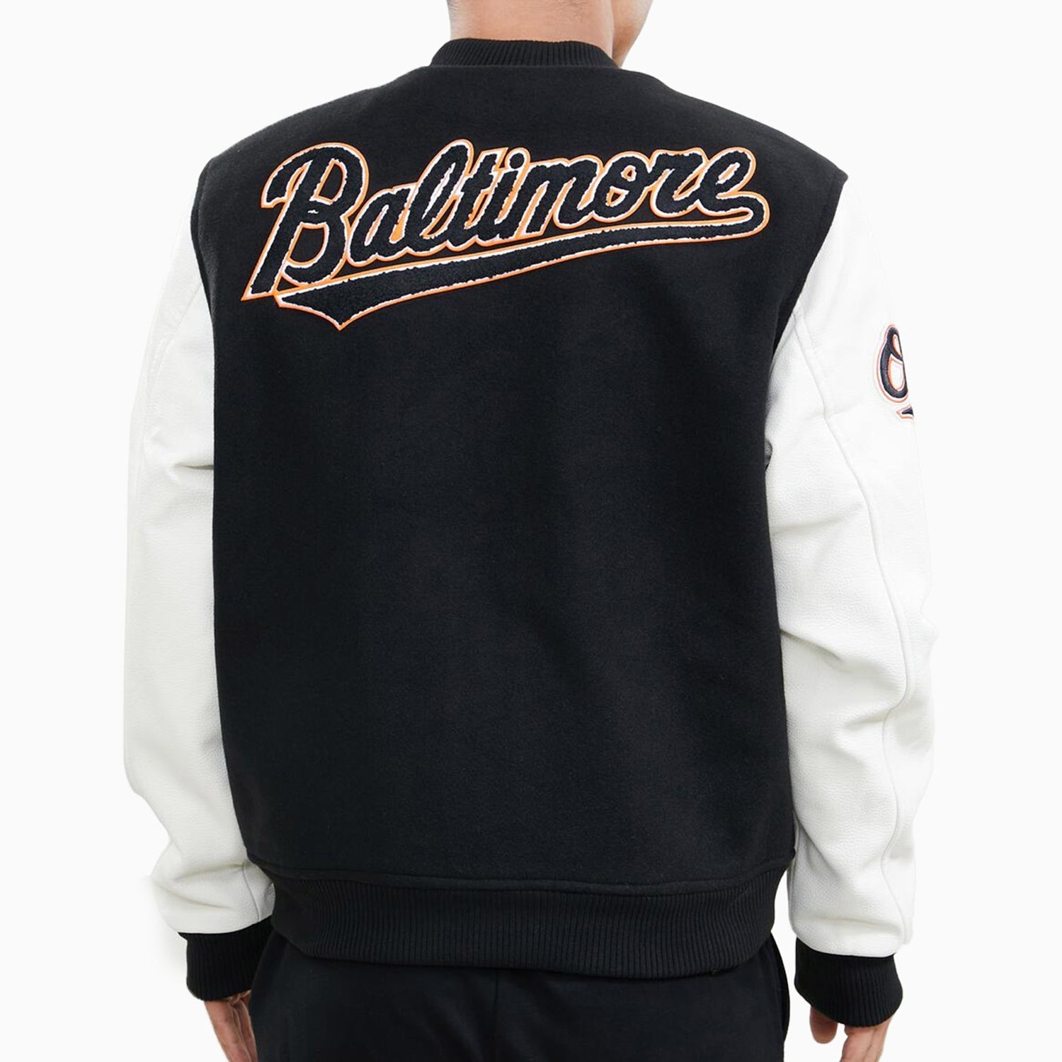 Pro Standard Men's Baltimore Orioles MLB Wool Varsity Jacket