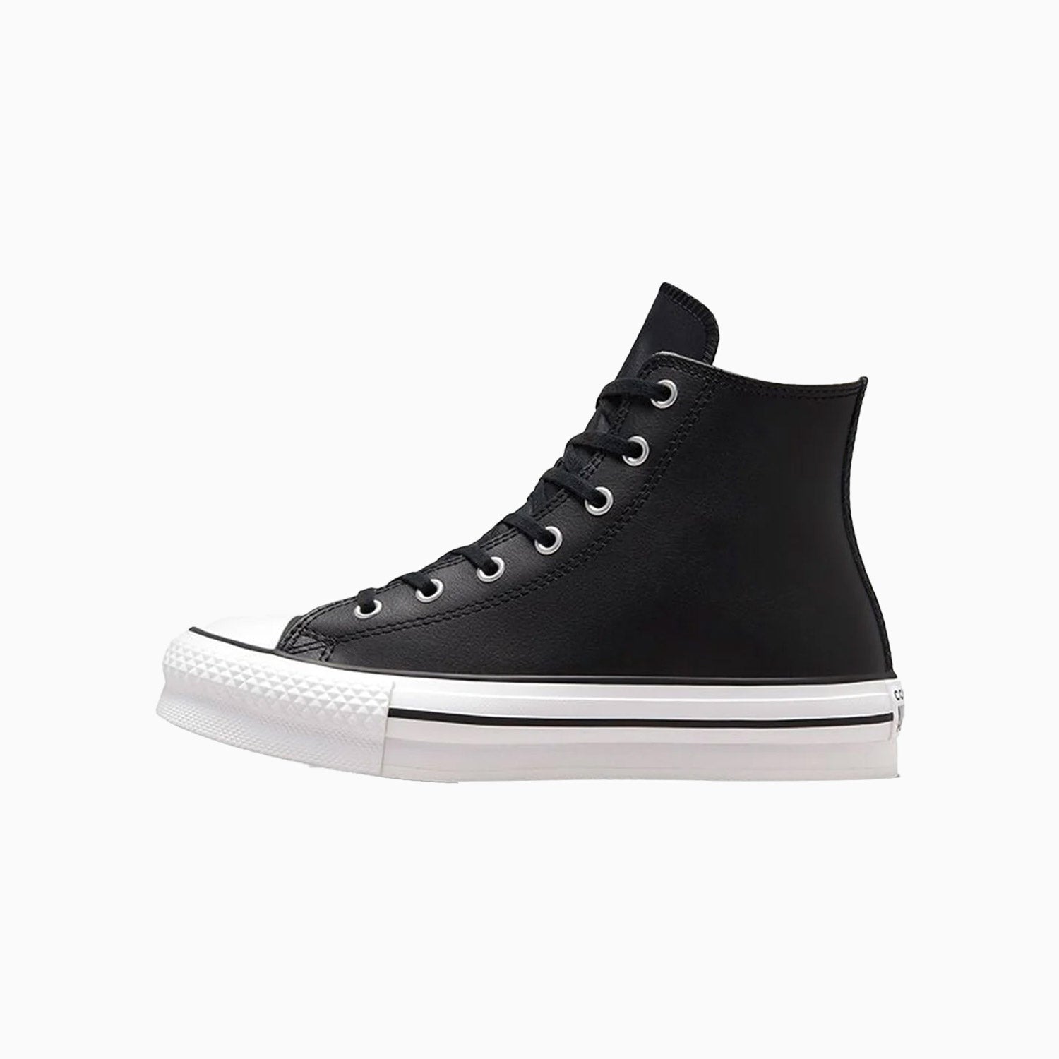 Converse all star platform nere pelle online